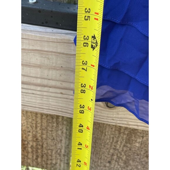 Jessica Howard Royal Blue Tiered Cocktail Dress Size 10 w/ Brooch Embellishment - Picture 6 of 8